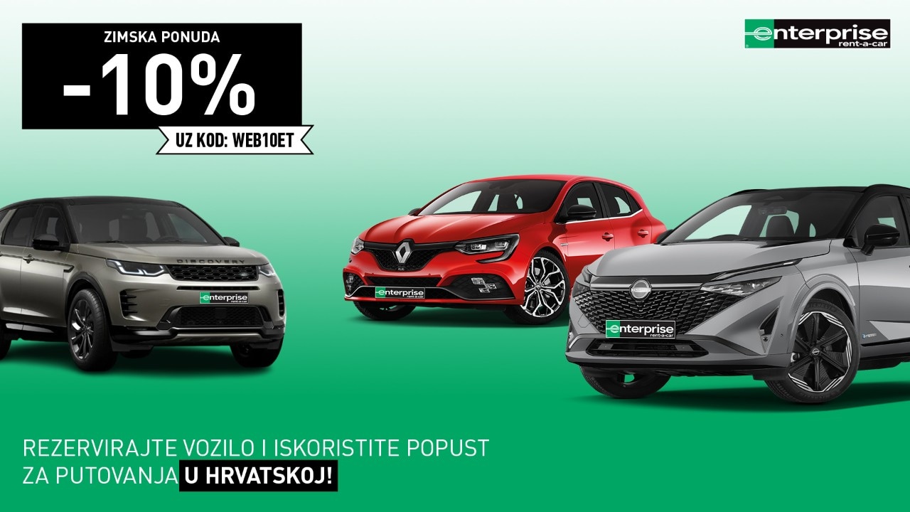 Enterprise rent a car - 10% popusta na najam automobila